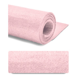 Feltro (Foglio 50x100 cm) 3 mm - Rosa baby