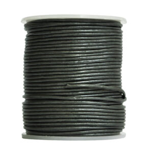 Cordino in cuoio (5 mt) 1,5 mm - Antracite