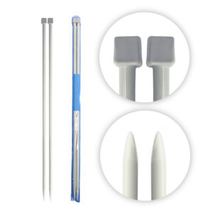 Ferri da maglia in alluminio (2 pezzi) - Ø 4,5 mm