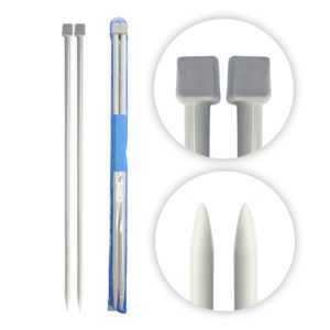 Ferri da maglia in alluminio (2 pezzi) - Ø 6 mm