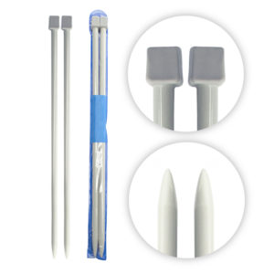 Ferri da maglia in alluminio (2 pezzi) - Ø 9 mm