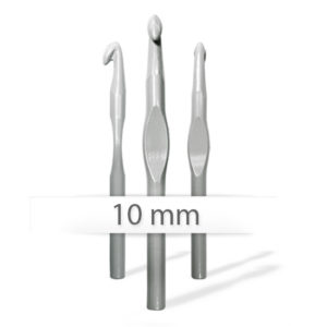 Ferro ad uncinetto in alluminio (1 pezzo) - 10 mm