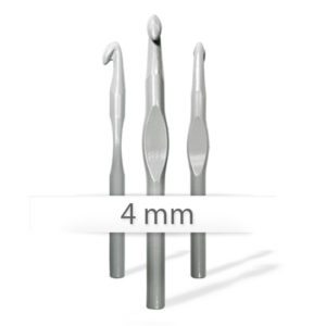 Ferro ad uncinetto in alluminio (1 pezzo)- 4 mm