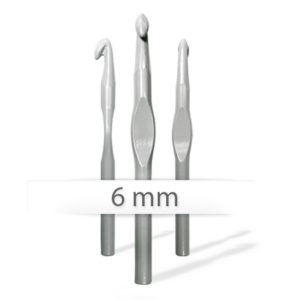 Ferro ad uncinetto in alluminio (1 pezzo) - 6 mm