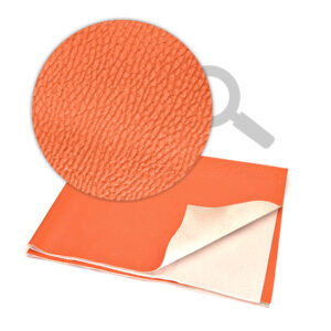 Imitazione pelle 50x70 cm, spessore 1 mm (1 foglio) - Arancio