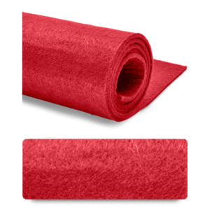 Feltro (Foglio 50x100 cm) 3 mm -Rosso