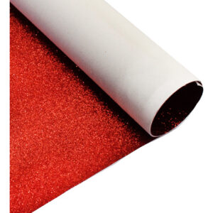 Glitter grana fine (foglio cm 50x70 spesso mm. 0,6) Rosso