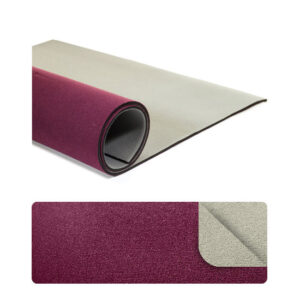 Neoprene 3 mm (foglio cm 45x65) Bordeaux e grigio