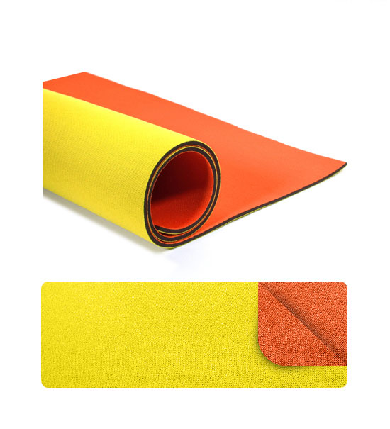 Neoprene 3 mm (foglio cm 45x65) Giallo e Arancio