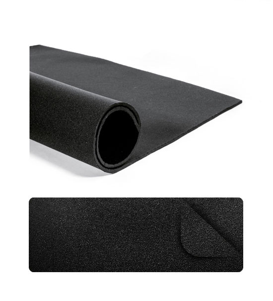Neoprene 3 mm (foglio cm 45x65) Nero e Nero