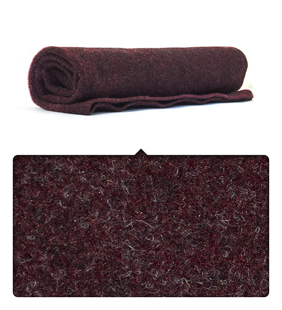 Feltro Nevada (Foglio cm. 50x70) spessore mm. 2 - Bordeaux