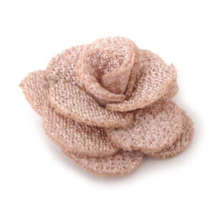 fiorellino 14 petali tessuto lucido mm.30 - col. Rosa