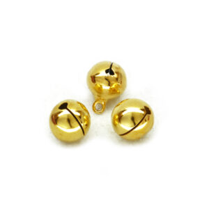 Campanellini natalizi (10 pz), ø 14 mm  - Oro