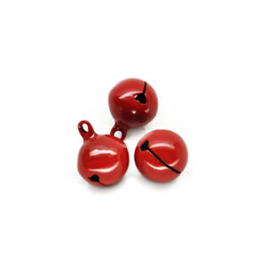 Campanellini natalizi (10 pz),  ø 14 mm - Rosso