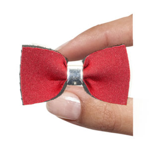 (1 pezzo) Sagoma in neoprene "Asola" - Rosso e nero