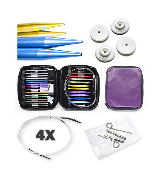 Set ferri circolari - 13 coppie di punte