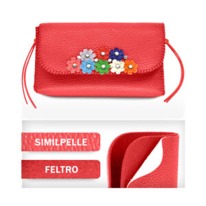 Pochette piccola (Kit fai-da-te) - Rosso