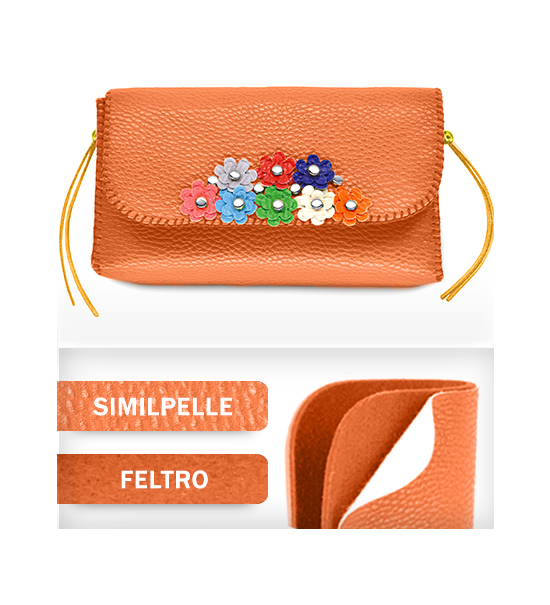 Pochette piccola (Kit fai-da-te) - Arancio