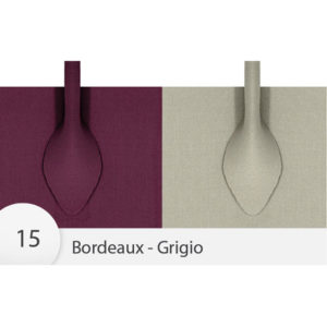 Manici Neoprene per borsa cm. 65 circa - col. Bordeaux-Grigio