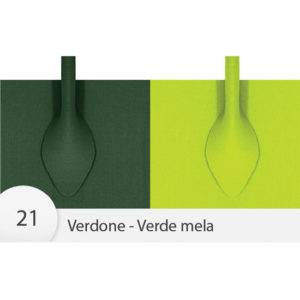 Manici Neoprene per borsa cm. 65 circa - col. Verdone-Verde mela