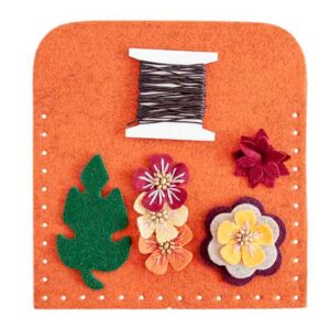 Kit Bustina porta occhiali - Carota Melange