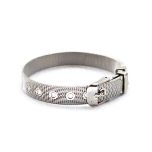 Braccialetto in acciaio (1 pz) 10 mm larghezza