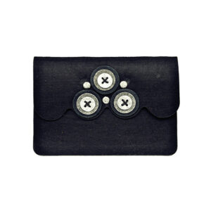 Astuccio porta tablet bottone (Kit fai-da-te) - Nero