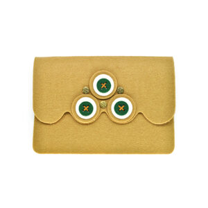 Astuccio porta tablet bottone (Kit fai-da-te) - Noce