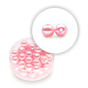 Perla pastello (10 g circa) 8 mm ø - Rosa chiaro