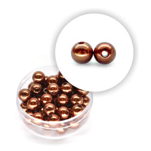 Perla pastello (10 g circa) 8 mm ø - Rame