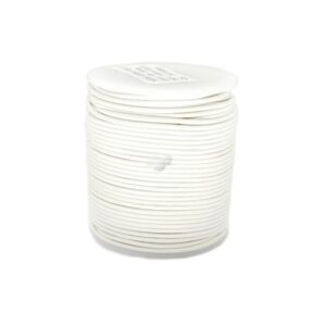 Cordino in cuoio (5 mt) 1 mm - Bianco