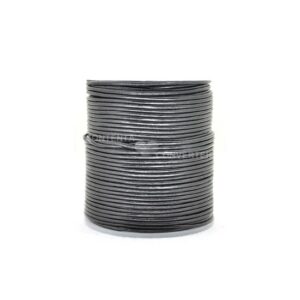 Cordino in cuoio (5 mt) 1 mm - Nero