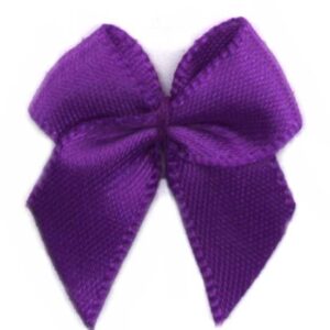 Fiocchetto raso tinta unita (Pz. 2) - Viola