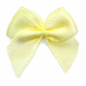 Fiocchetto raso tinta unita (Pz. 2) - Giallo