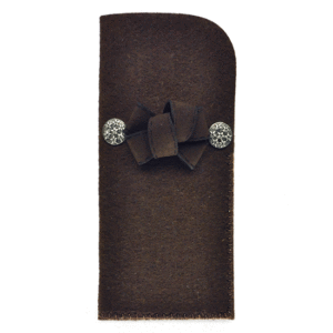 Portaocchiali  ciocca (Kit fai-da-te) - Marrone