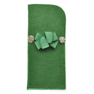 Portaocchiali  ciocca (Kit fai-da-te) - Verde prato