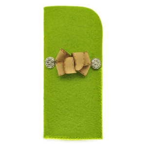 Portaocchiali  ciocca (Kit fai-da-te) - Verde mela