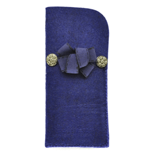 Portaocchiali  ciocca (Kit fai-da-te) - Blu