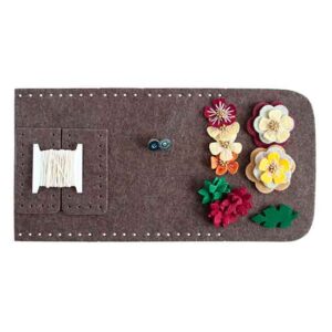 Kit Pochette piccola - Marrone Melange